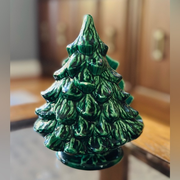 Vintage Ceramic Christmas Tree Napkin Holder - Picture 5 of 12